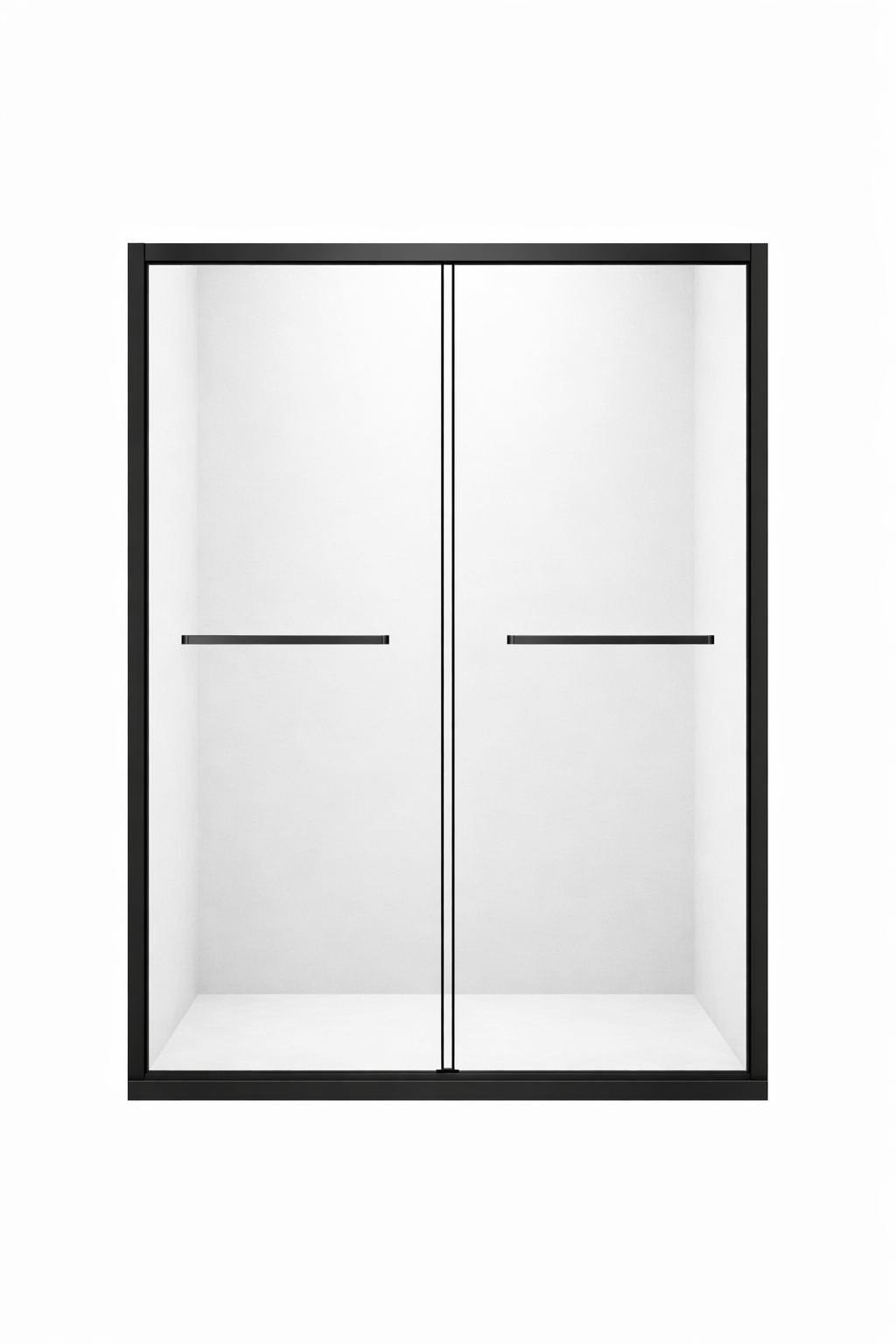 BL-603 Double Sliding Framed Shower Door (48x72, 60x72, 60x75)