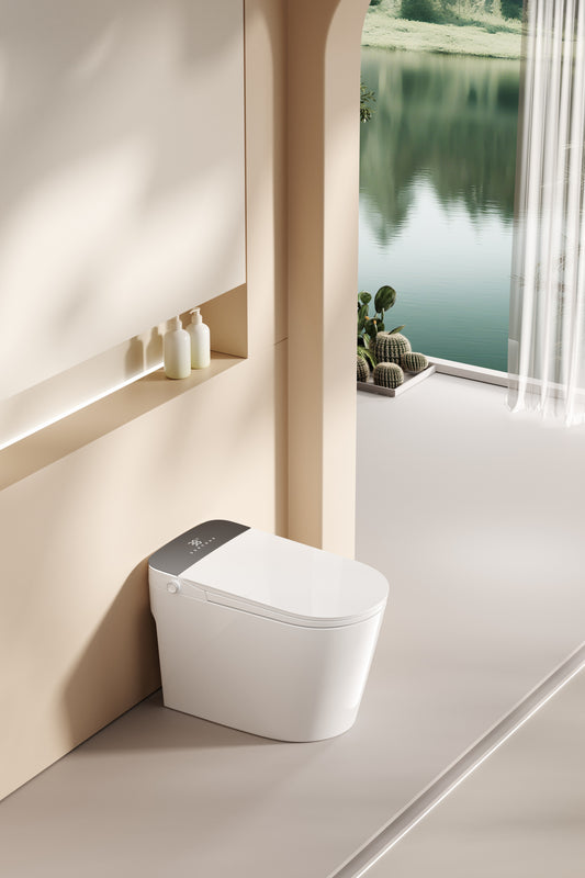 213 One-Piece Smart Toilet with Digital Display