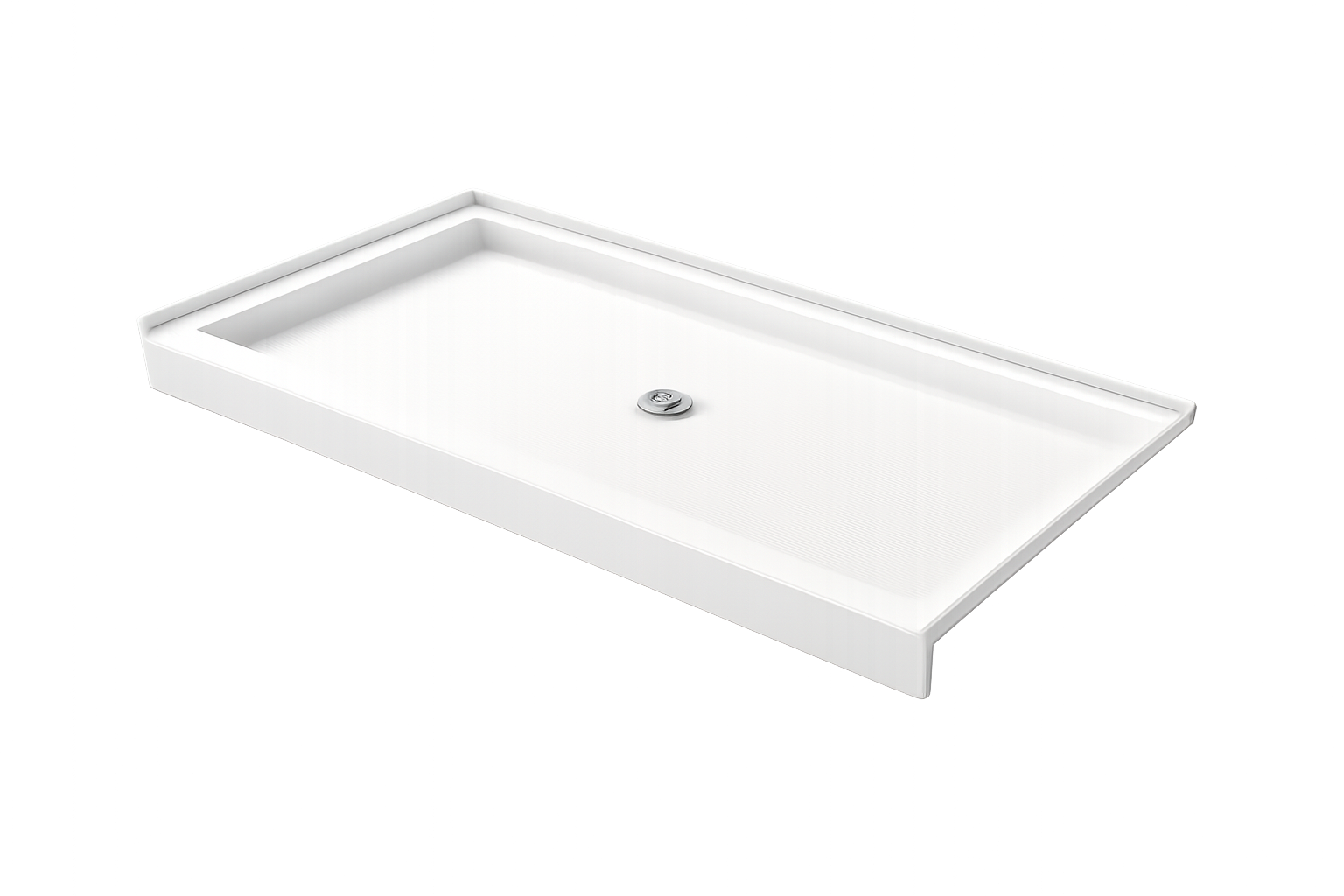 54×32 inch Central Drain Acrylic Shower Base