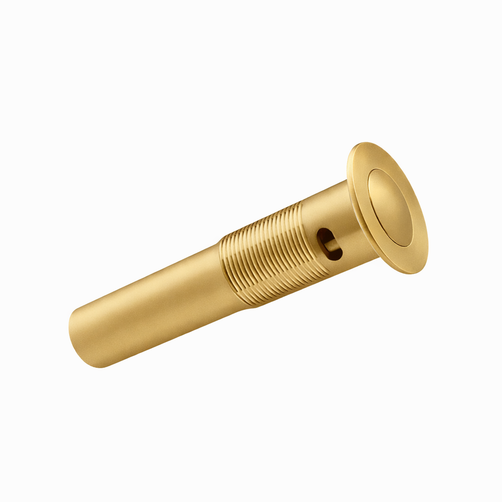 Solid Construction Pop-Up Drain (Small) With Overflow