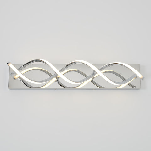 Wave Design LED Wall Light – Chrome Finish HT-9872